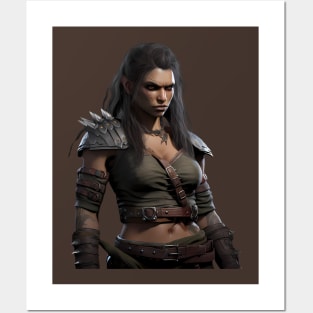 Baldur's Gate 3 Female Fighter Posters and Art